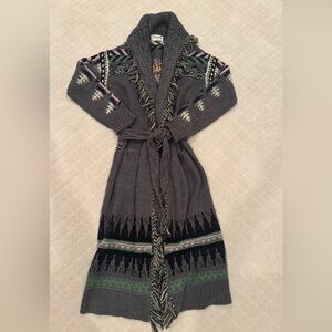 NWT’S Zadig & Voltaire Gray Patterned Cardigan